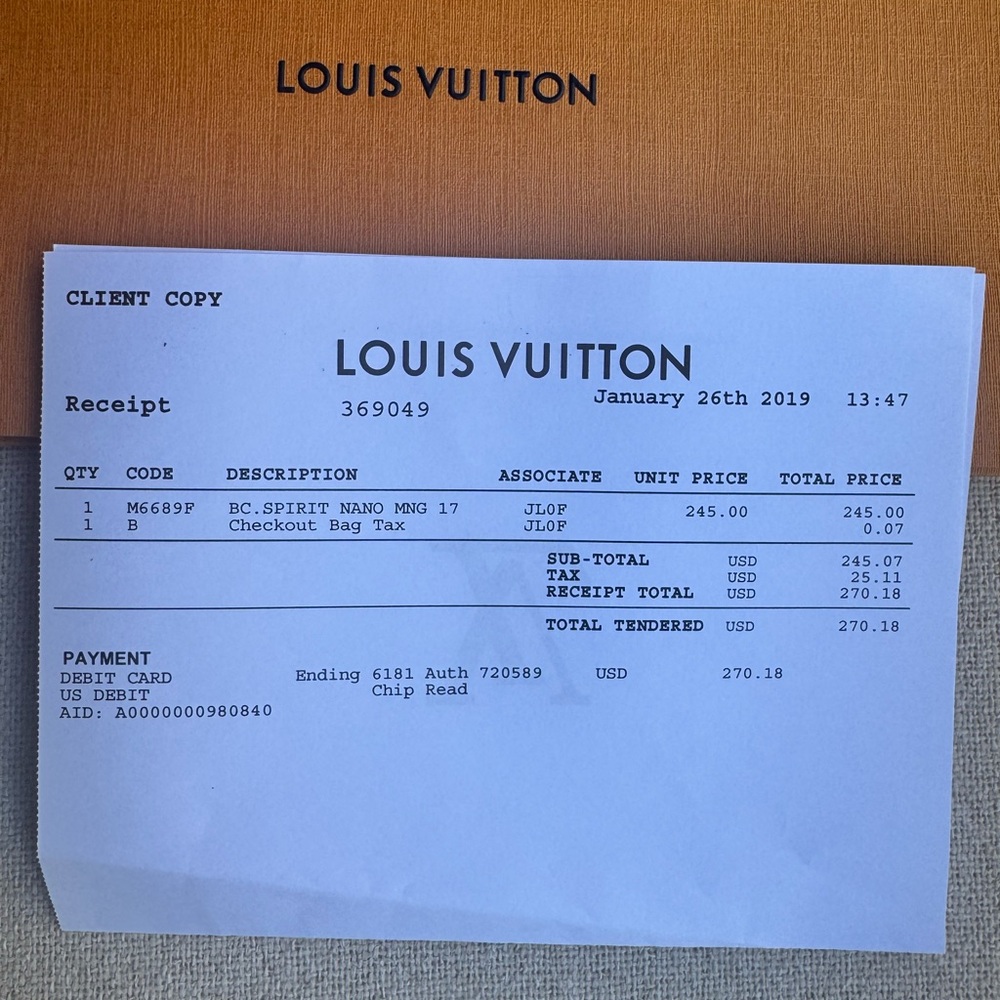 Louis Vuitton Monogram Brown and Gold Bracelet - Picture 8 of 8
